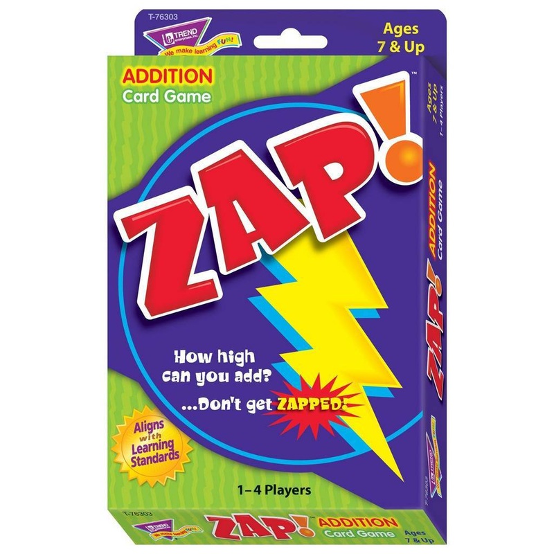 Zap Addition Game by Trend – Math Card Game