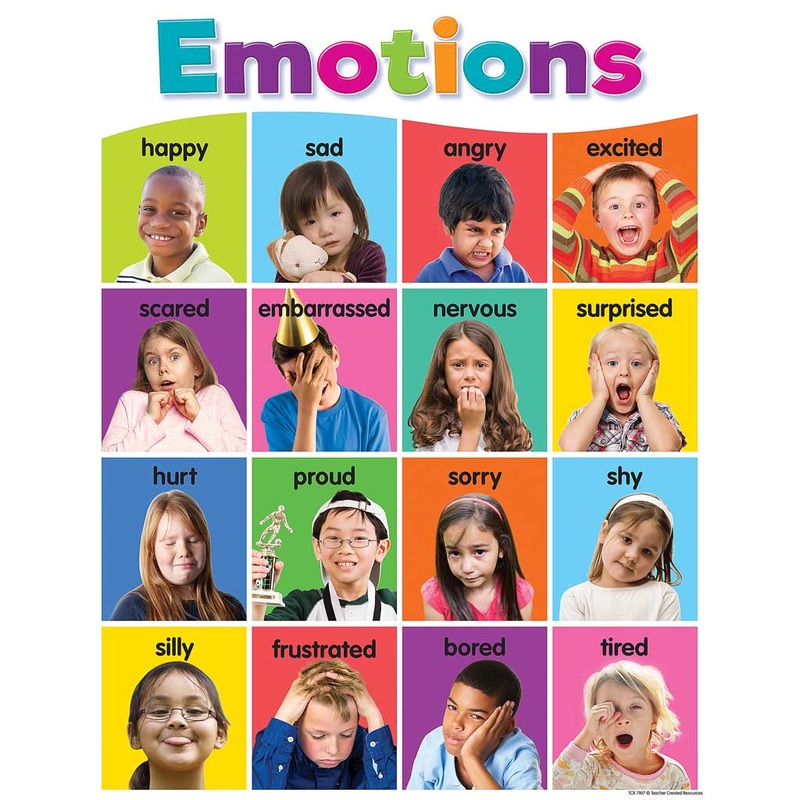 Teacher Created Resources Colorful Emotions Chart