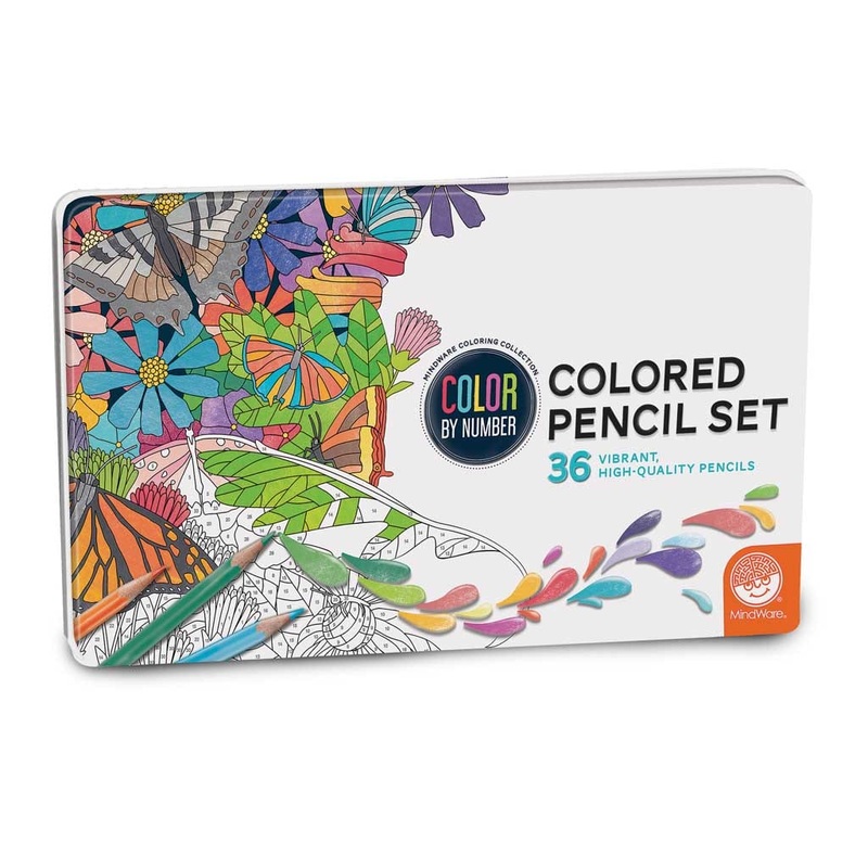 Colored Pencils in a Tin – 36 Count