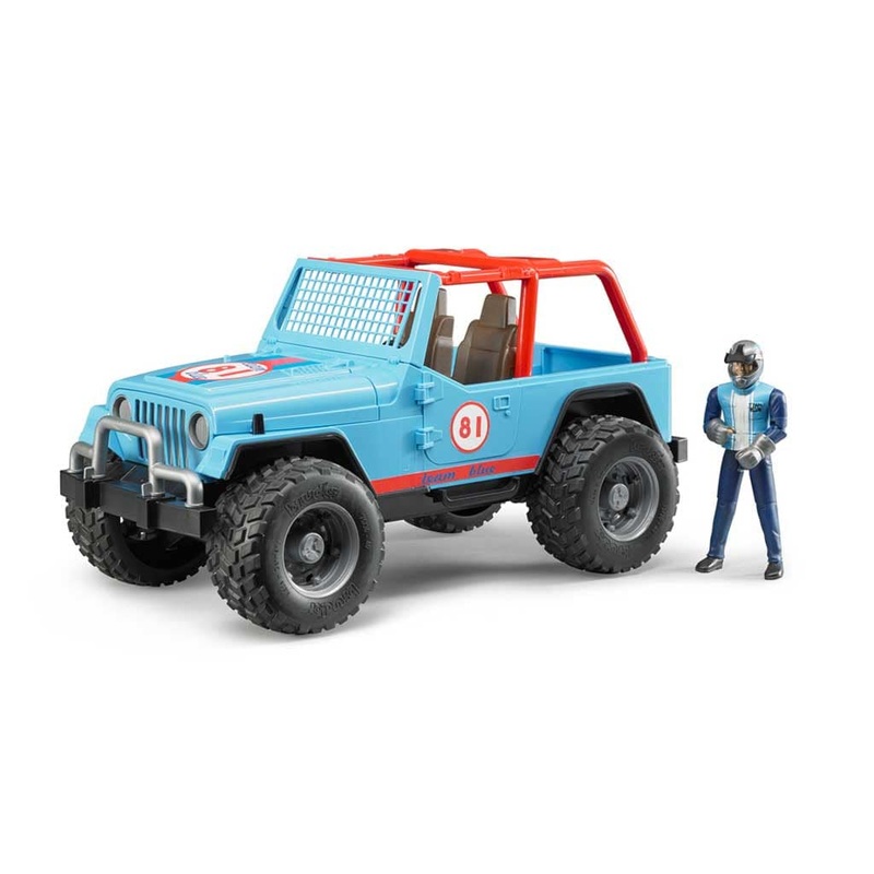 Bruder Jeep Cross Country Racer with Driver – Car Toys for Kids