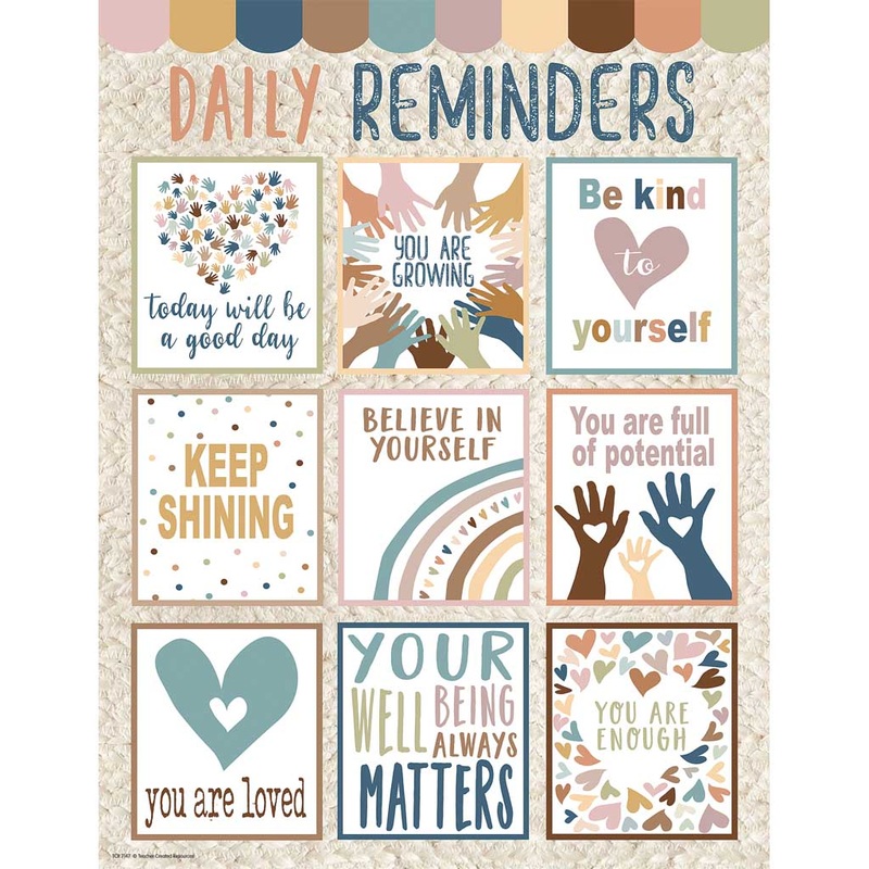 Teacher Created Resources Everyone is Welcome Daily Reminders Chart