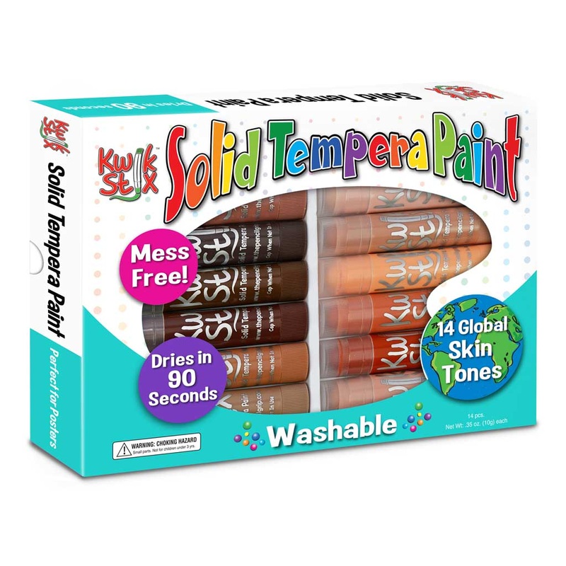 Global Skin Tones Kwik Stix Tempera – 14 Pack