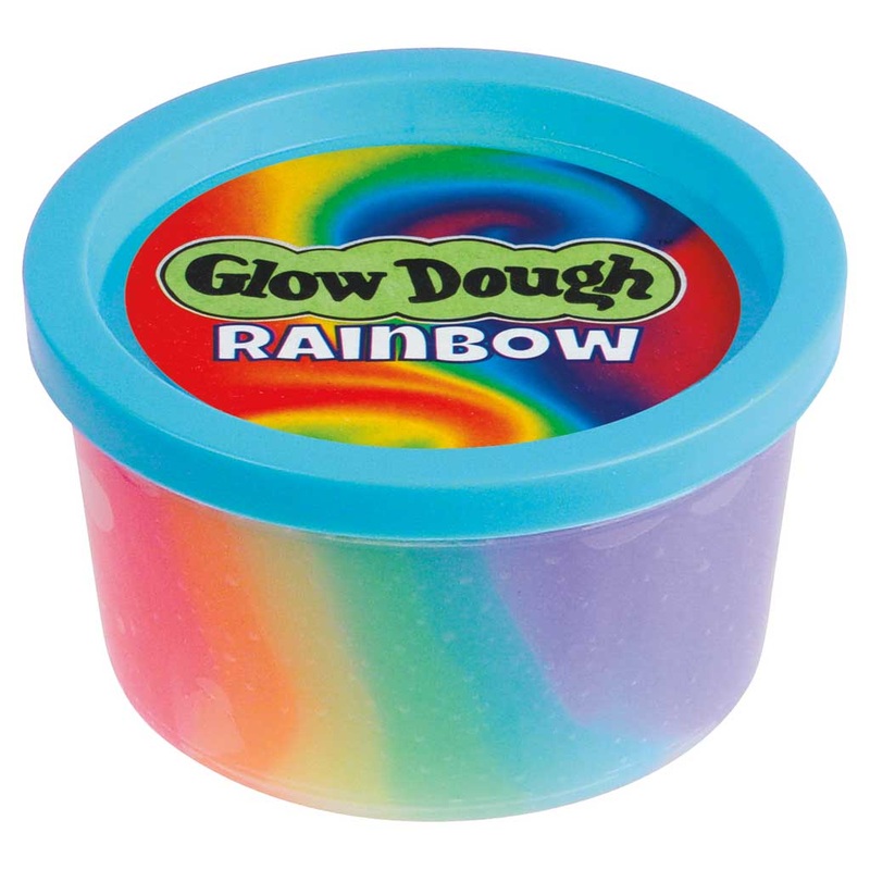 Toysmith Rainbow Glow Dough – Sensory Fidget Toy