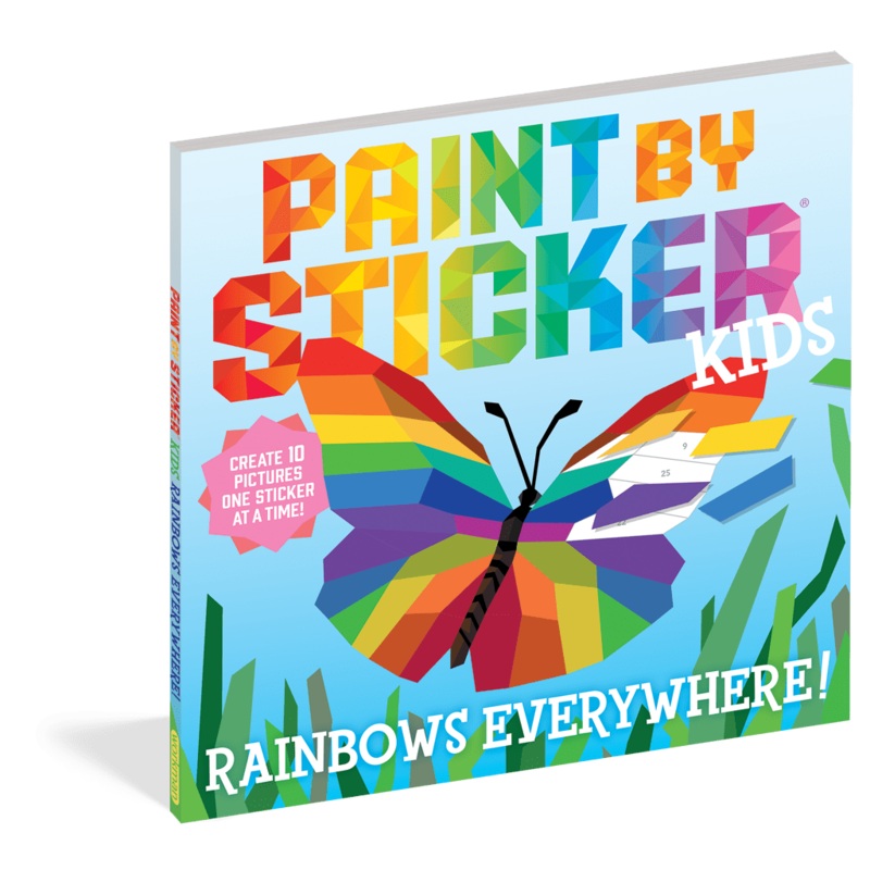 Workman Rainbows Everywhere Paint by Sticker – Activity Book for Kids