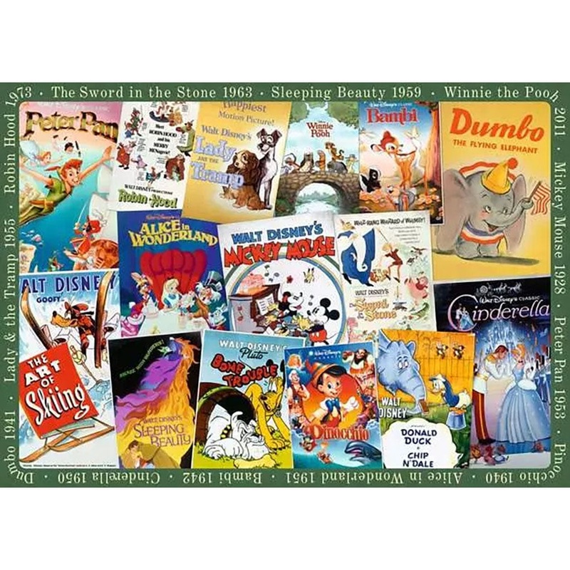 Disney Vintage Movie Posters – 1000 Piece