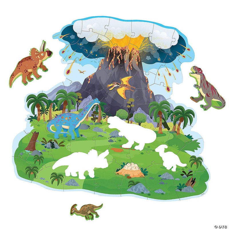Floor Puzzle: Dinosaur Island