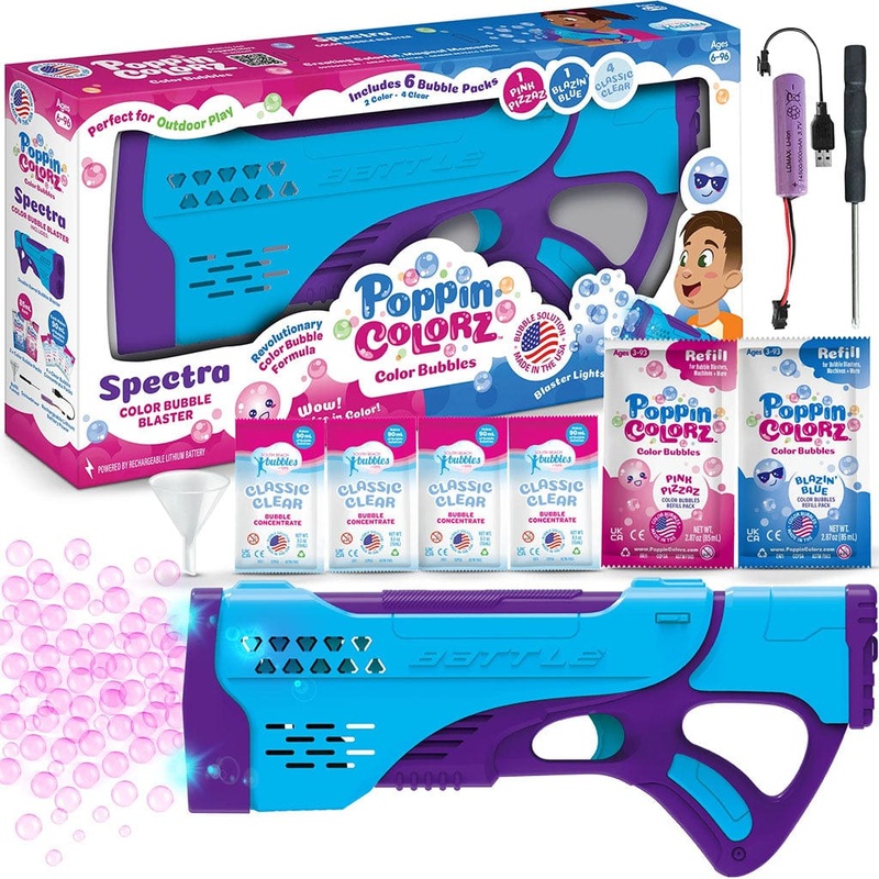 Poppin Colorz Galactic Color Bubble Machine