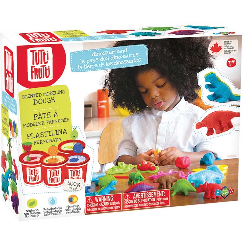Tutti Frutti Dinosaur Land Dough Kit – Sensory Toys for Kids