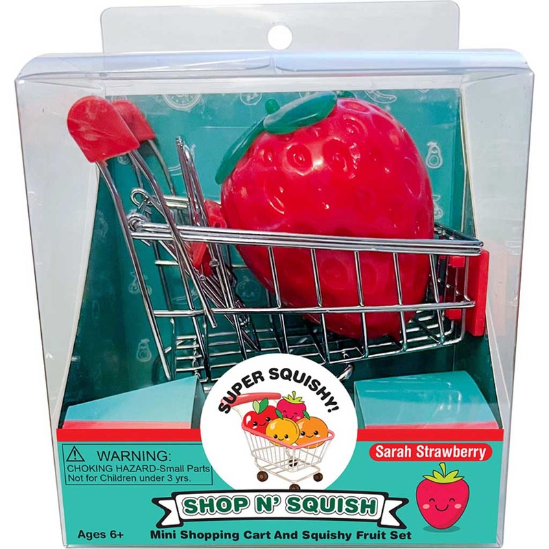 Zorbitz Shop n’ Squish Strawberry Sensory Fidget Toy