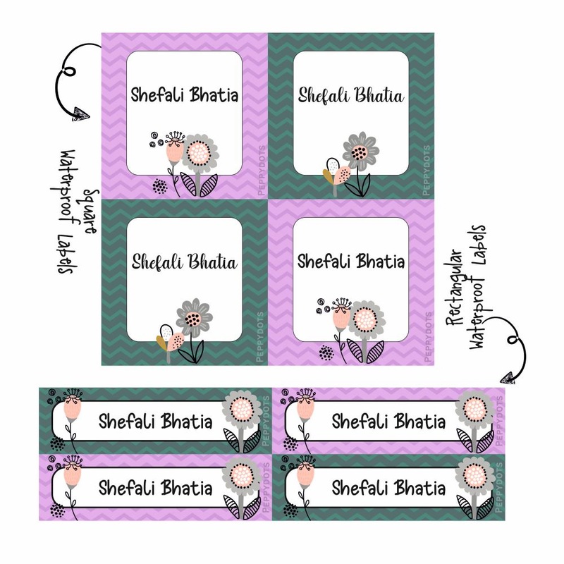 Label Combo – Fancy Flowers – PREPAID ORDER
