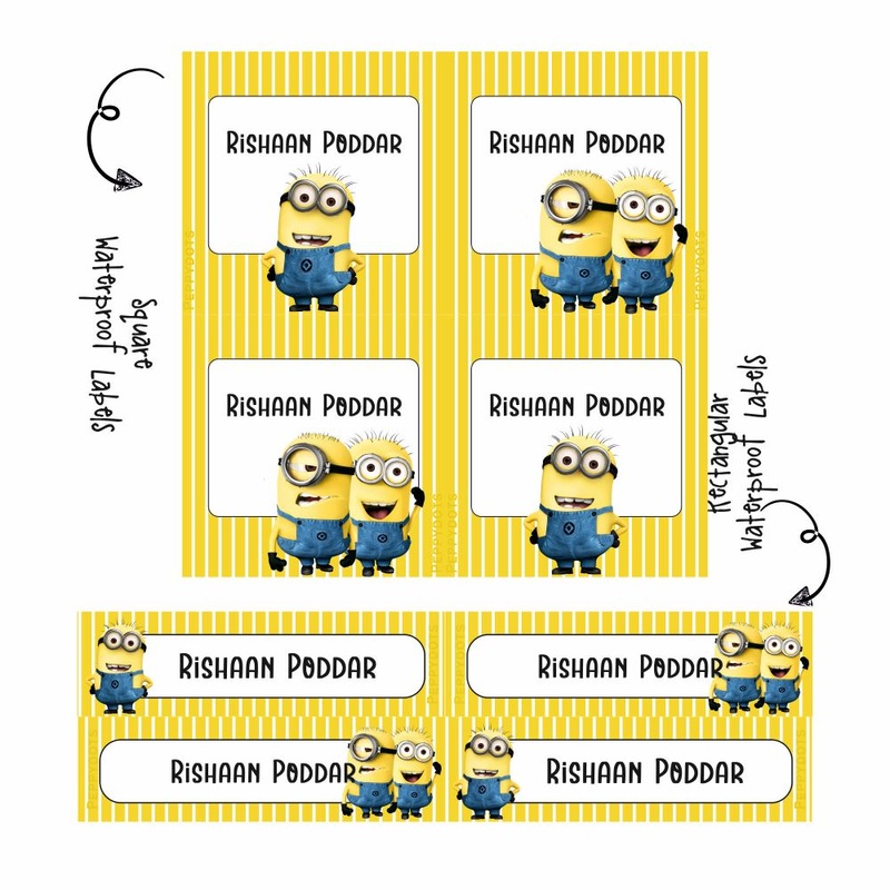 Label Combo – Minion – PREPAID ORDER