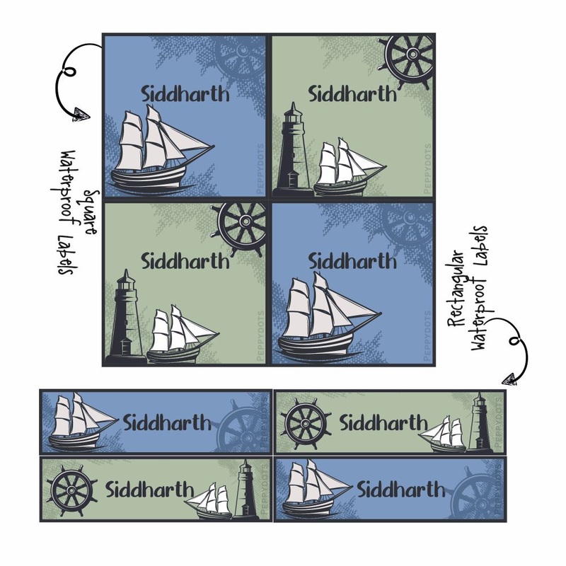 Label Combo – Nautical – PREPAID ORDER