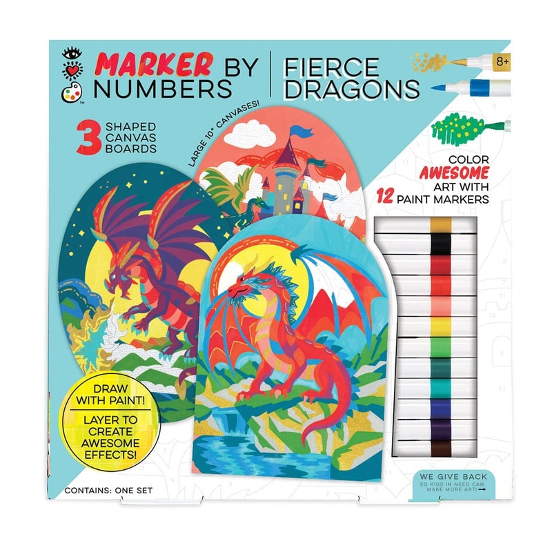 Marker By Number – Fierce Dragons