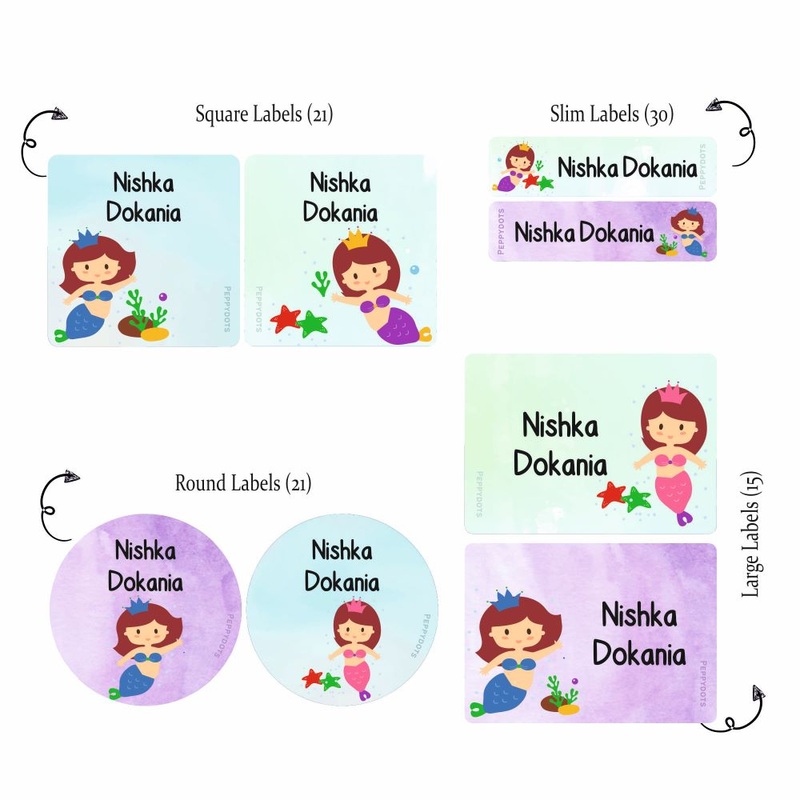Mixed Labels – Cute Mermaid PREPAID ORDER