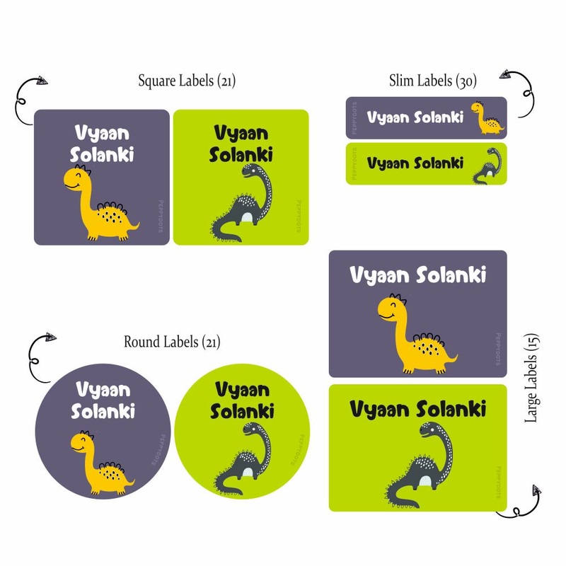 Mixed Labels – Dinosaur PREPAID ORDER
