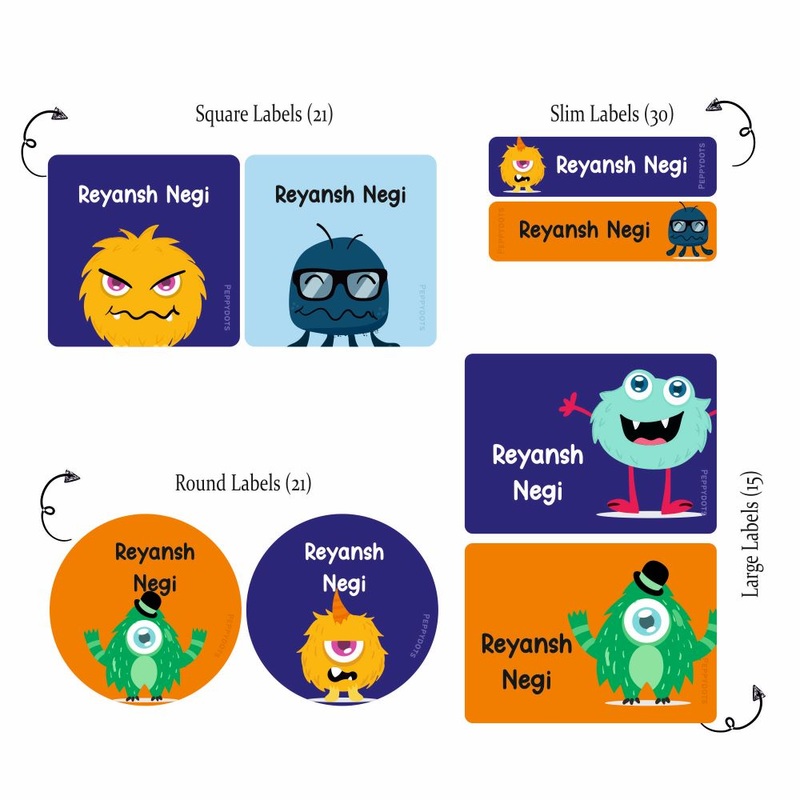 Mixed Labels – Monsters PREPAID ORDER