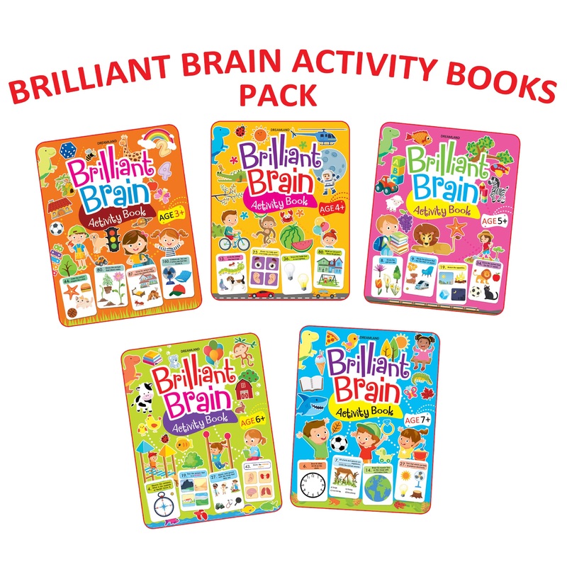 Brilliant Brain Activity Books (Pack of 5)