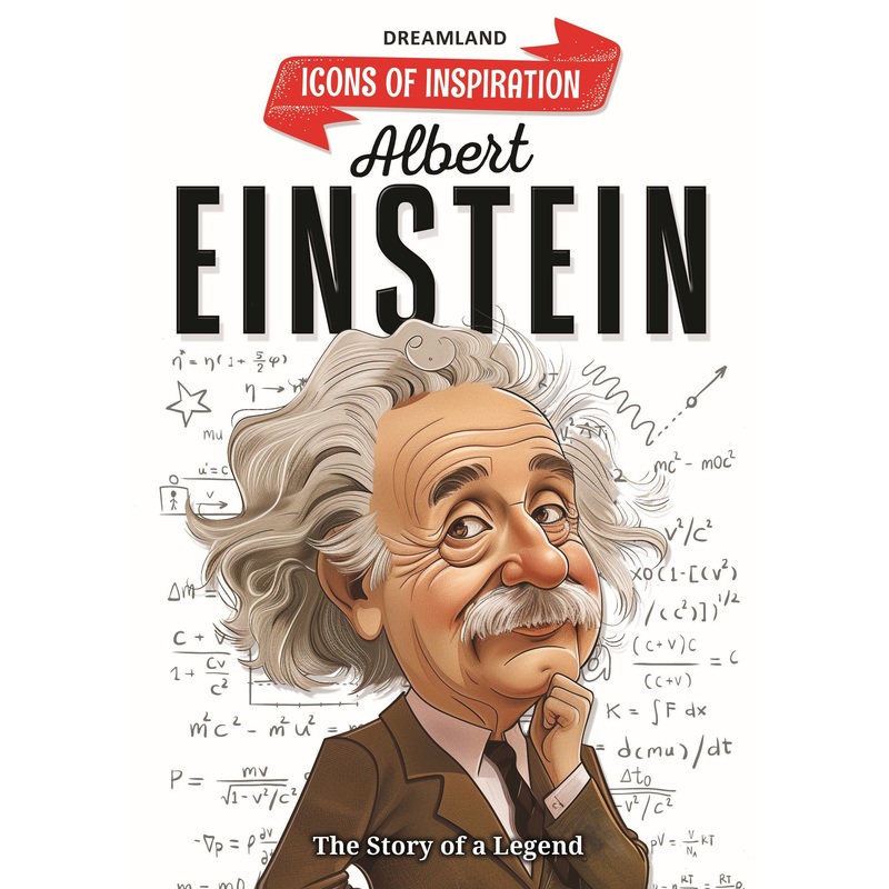 Albert Einstein Icons of Inspiration Illustrated Biography for Kids Age 6 – 12 Years