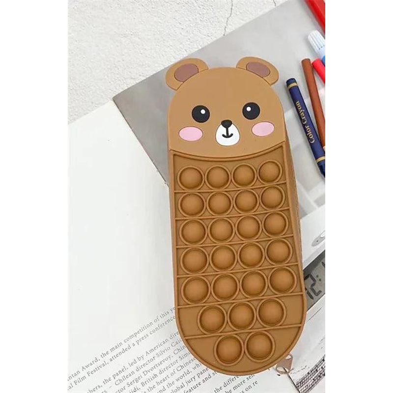 Beary Cute: Bear Theme Popit Pouch for Kids