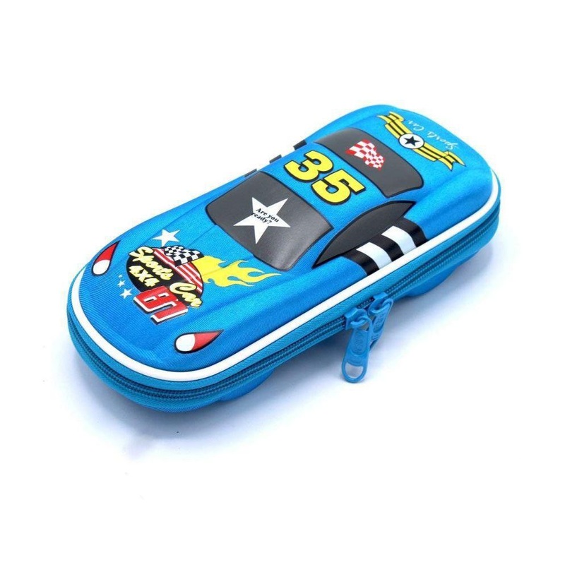 Premium Quality Racing Car Shaped Hard Case pouch for stationary