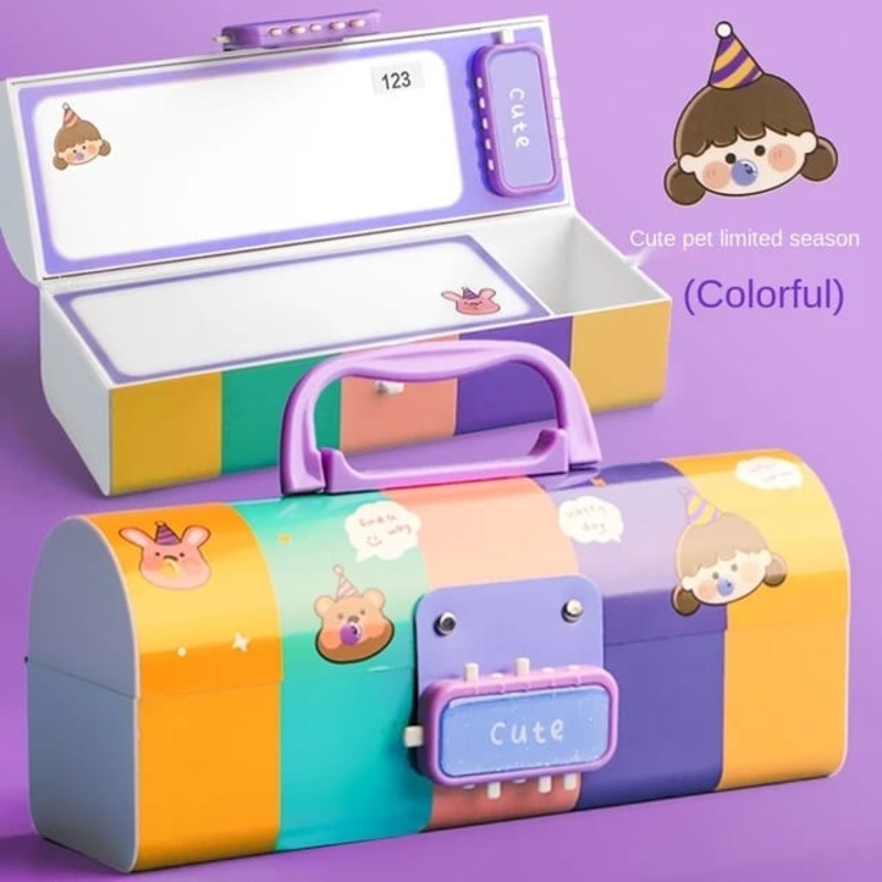 School Kids Pencil Box with Lock