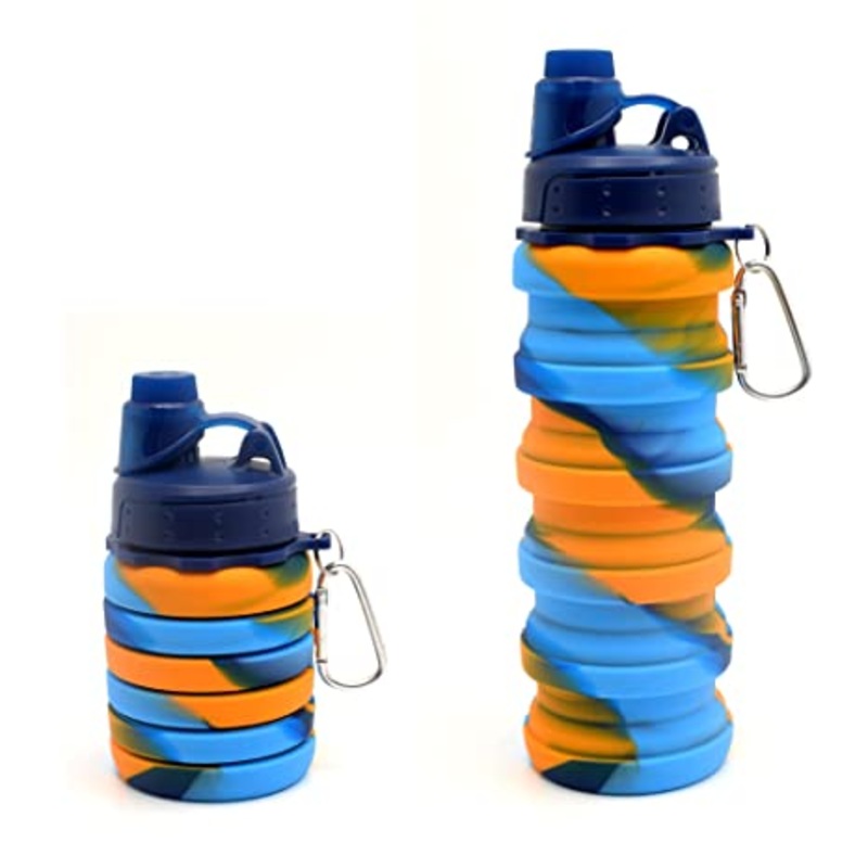 Silicone Expandable and Foldable Water Bottle – 500ml