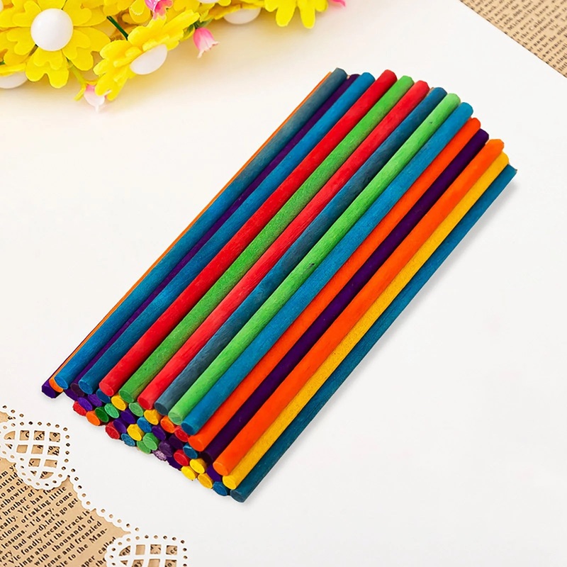 20pc Multicolor Wooden Count Sticks for Kids