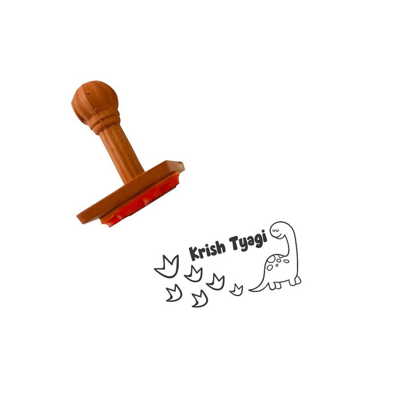 Book stamp – Dino Trails (PREPAID ONLY)
