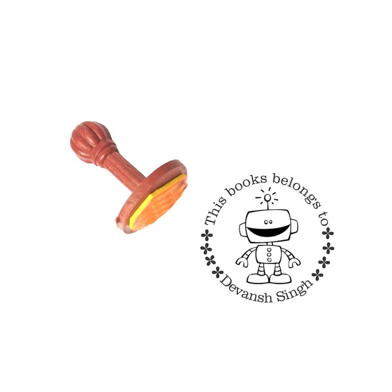 Book stamp – Robot (PREPAID ONLY)