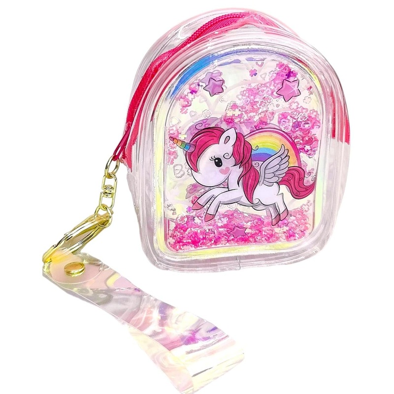 Unicorn Design Holographic Mini Coin Pouch (Random)(1pc)