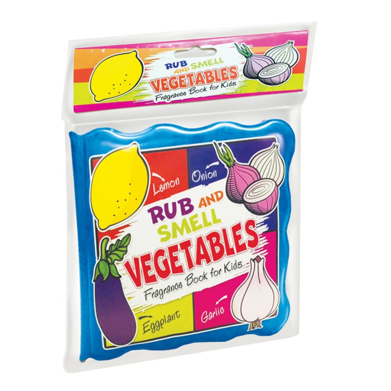 Vegetables  Rub and Smell  Fragrance Book for Kids