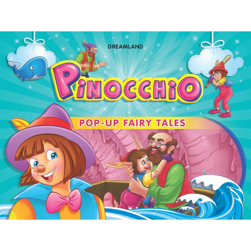 Pinocchio Pop Up Fairy Tales Book for Children