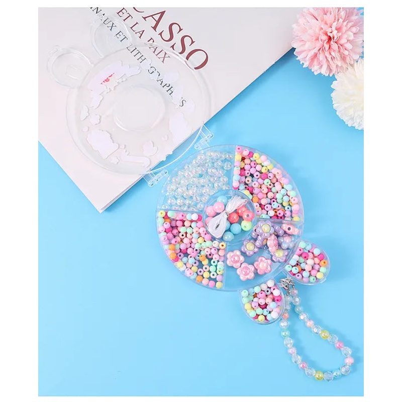 Bunny Design Diy Jewellery Making Kit with Pearl Bracelet (Random Beads)