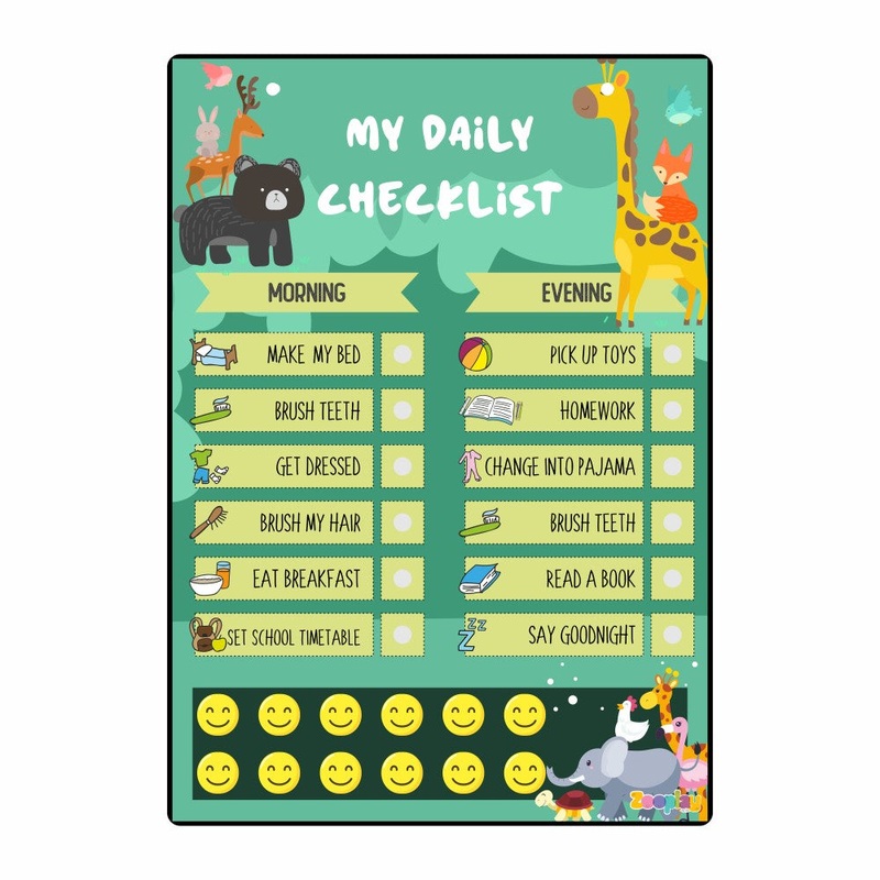 Daily Responsibility Chart Wild Adventures