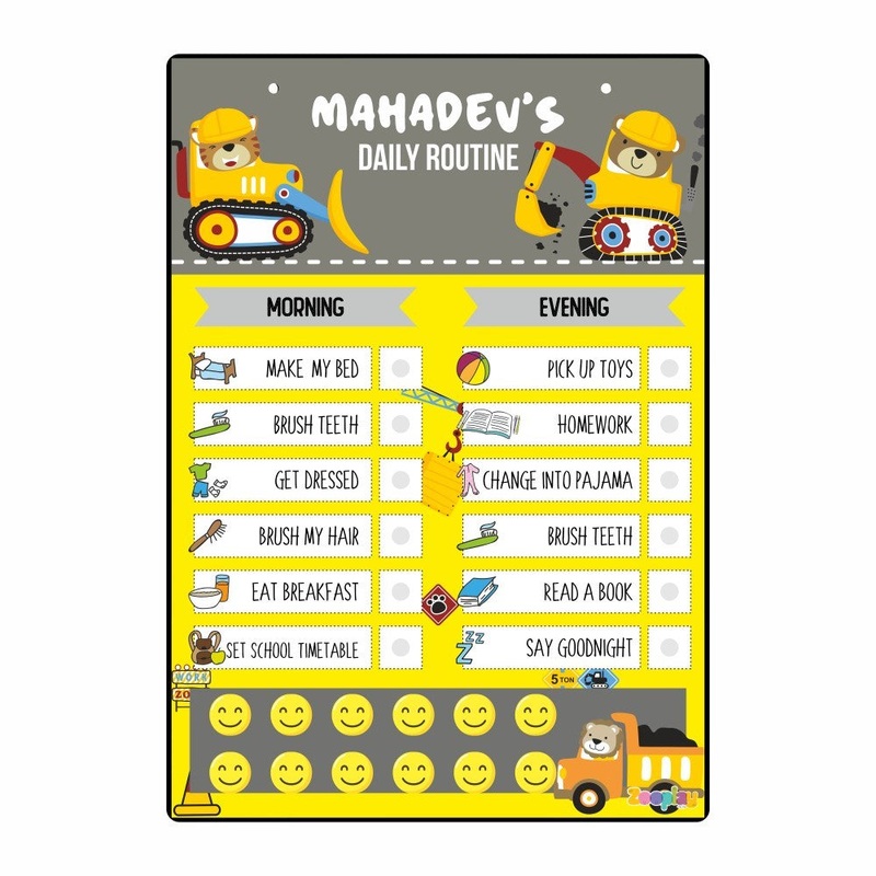 Daily Reward Chart Personalised Builder Zone (PREPAID ONLY)