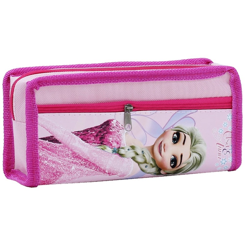 Frozen Princess Double zipper Soft Stationery Case