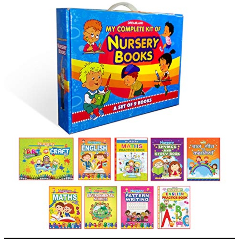 My Complete Kit of Nursery Books Pack – A Set of 9 Books for 2 to 5 years Children