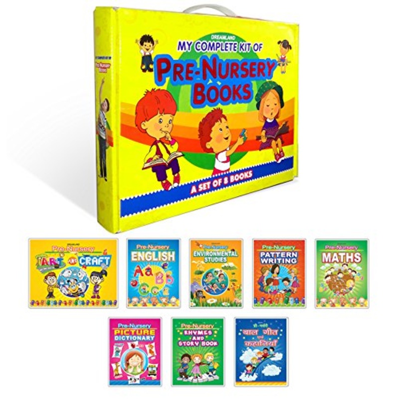 My Complete Kit of Pre-Nursery Books Pack – A Set of 8 Books for 2 to 5 years Children