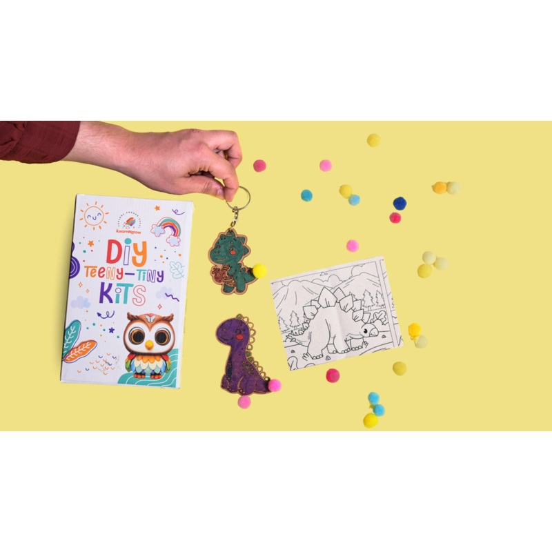 Teeny Tiny DIY Dino Painting Kit (5 Set) (PREPAID ONLY)