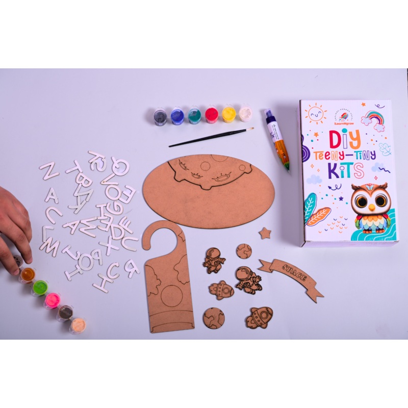 Teeny Tiny DIY Space Name Plate (5 Set) (PREPAID ONLY)