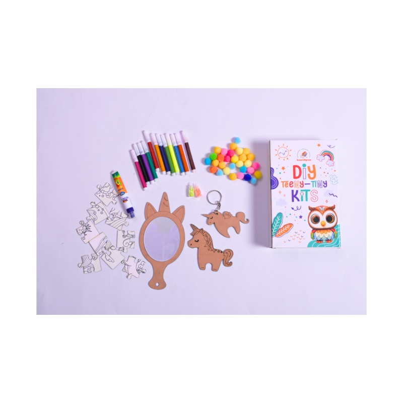 Teeny Tiny DIY Unicorn Painting Kit  (5 Set) (PREPAID ONLY)