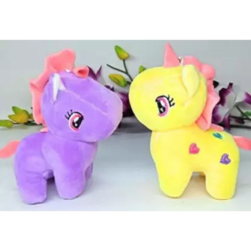 Unicorn Soft Plush Keychain for Girls Multicolor