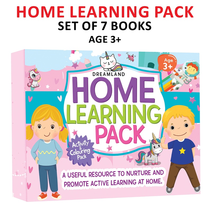 An Amazing Set of Home Learning Books For Kids Age 3+ (Pack of 7)