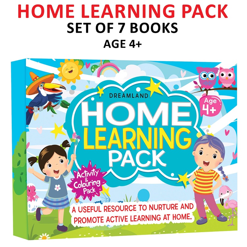 An Amazing Set of Home Learning Books For Kids Age 4+ (Pack of 7)