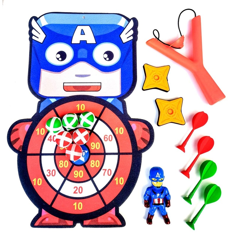Avengers Sticky Target Dart Board Game: Superhero Fun for Kids