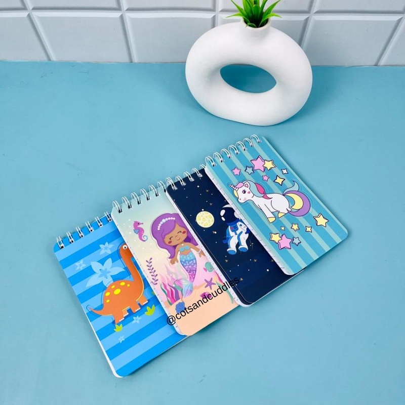 Compact and Versatile: 18×9.5x1cm Long Spiral Notepad