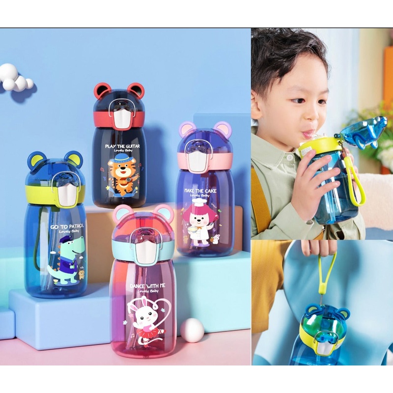 Cute Ear Water Bottle for Kids – (400ml)