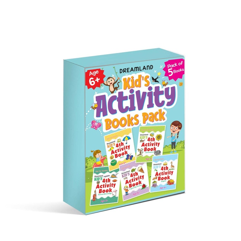 Kid’s Activity Age 6+ Pack of 5 (English, Maths, Environment, General Knowledge, Logical Reasoning)