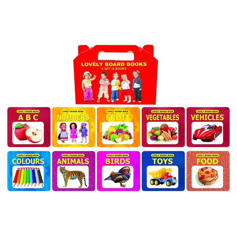 Lovely Board Books Gift Pack (10 Titles) : Board Book for Kid