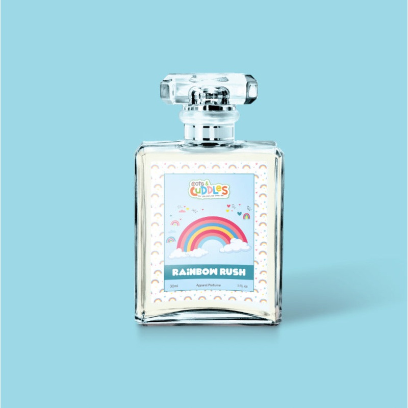 Rainbow Rush Non – Alcoholic Kid Friendly Apparel Perfume -30ml (For Girls)